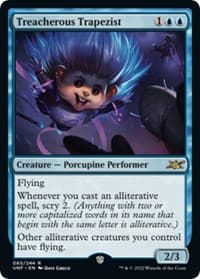Treacherous Trapezist - Unfinity - Magic: The Gathering card