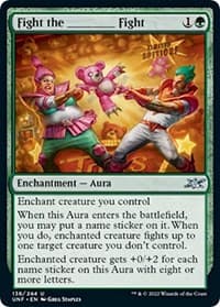 Fight the _______ Fight - Unfinity - Magic: The Gathering card
