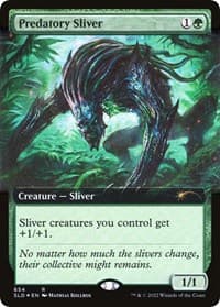 Predatory Sliver (Extended Art) - Secret Lair Drop Series - Magic: The Gathering card