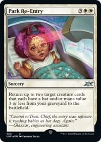Park Re-Entry (Galaxy Foil) - Unfinity - Magic: The Gathering card