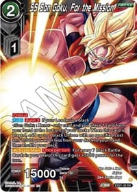 SS Son Goku, For the Mission - 5th Anniversary Set - Dragon Ball Super: Masters card
