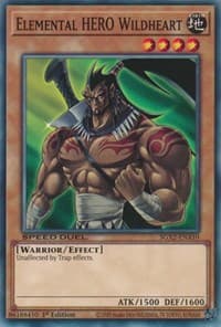 Elemental HERO Wildheart - Speed Duel GX: Midterm Paradox - YuGiOh card