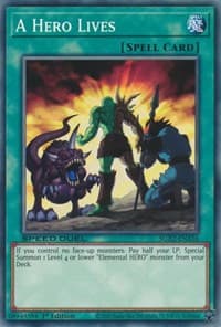 A Hero Lives - Speed Duel GX: Midterm Paradox - YuGiOh card