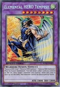 Elemental HERO Tempest (Secret Rare) - Speed Duel GX: Midterm Paradox - YuGiOh card