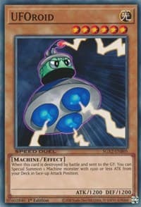 UFOroid - Speed Duel GX: Midterm Paradox - YuGiOh card