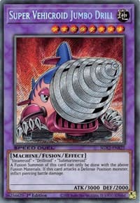 Super Vehicroid Jumbo Drill (Secret Rare) - Speed Duel GX: Midterm Paradox - YuGiOh card