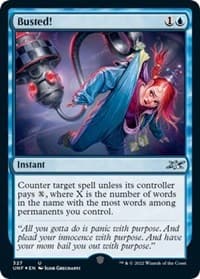 Busted! (Galaxy Foil) - Unfinity - Magic: The Gathering card
