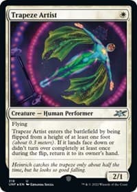 Trapeze Artist (Galaxy Foil) - Unfinity - Magic: The Gathering card