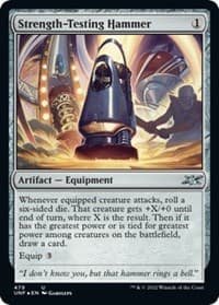 Strength-Testing Hammer (Galaxy Foil) - Unfinity - Magic: The Gathering card