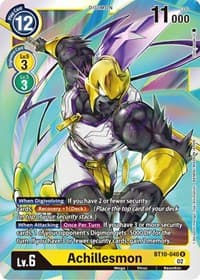 Achillesmon - Xros Encounter - Digimon Card Game card