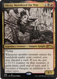 Olivia, Mobilized for War (Sketch Showcase) - Secret Lair Drop Series - Magic: The Gathering card