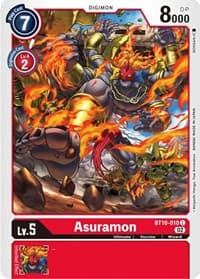 Asuramon - Xros Encounter - Digimon Card Game card