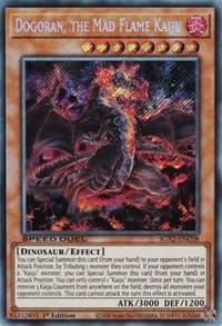 Dogoran, the Mad Flame Kaiju (Secret Rare) - Speed Duel GX: Midterm Paradox - YuGiOh card