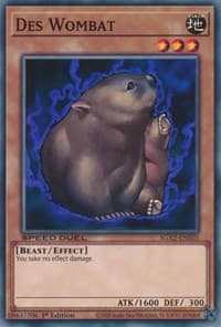 Des Wombat - Speed Duel GX: Midterm Paradox - YuGiOh card