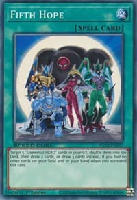 Fifth Hope - Speed Duel GX: Midterm Paradox - YuGiOh card