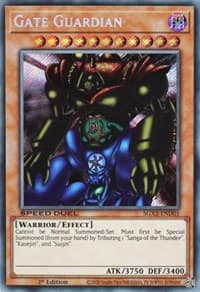 Gate Guardian (Secret Rare) - Speed Duel GX: Midterm Paradox - YuGiOh card