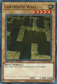 Labyrinth Wall - Speed Duel GX: Midterm Paradox - YuGiOh card