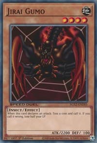 Jirai Gumo - Speed Duel GX: Midterm Paradox - YuGiOh card