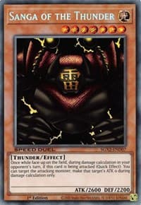 Sanga of the Thunder (Secret Rare) - Speed Duel GX: Midterm Paradox - YuGiOh card