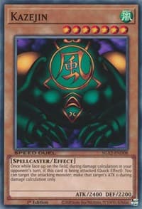 Kazejin - Speed Duel GX: Midterm Paradox - YuGiOh card