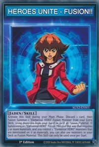 HEROES UNITE - FUSION!! - Speed Duel GX: Midterm Paradox - YuGiOh card