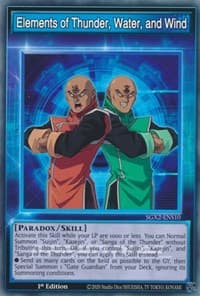 Elements of Thunder, Water, and Wind - Speed Duel GX: Midterm Paradox - YuGiOh card