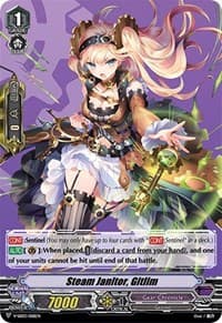 Steam Janitor, Gitlim - V Start Deck 03: 2020 Demo Deck "Gear Chronicle" - Cardfight Vanguard card
