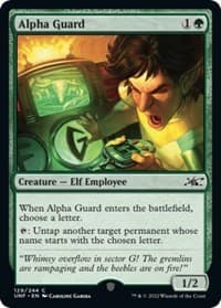 Alpha Guard - Unfinity - Magic: The Gathering card