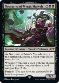 Nocturno of Myra's Marvels (Galaxy Foil) - Unfinity - Magic: The Gathering card