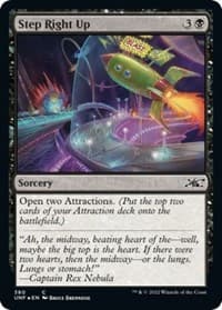 Step Right Up (Galaxy Foil) - Unfinity - Magic: The Gathering card