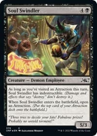 Soul Swindler (Galaxy Foil) - Unfinity - Magic: The Gathering card