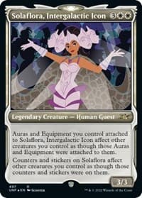 Solaflora, Intergalactic Icon (Showcase) (Galaxy Foil) - Unfinity - Magic: The Gathering card