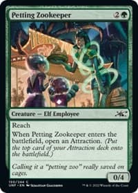 Petting Zookeeper - Unfinity - Magic: The Gathering card
