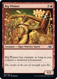 Big Winner - Unfinity - Magic: The Gathering card