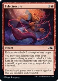 Eelectrocute (Galaxy Foil) - Unfinity - Magic: The Gathering card