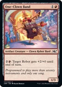 One-Clown Band - Unfinity - Magic: The Gathering card