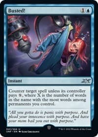 Busted! - Unfinity - Magic: The Gathering card