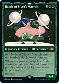 Hardy of Myra's Marvels (Showcase) - Unfinity - Magic: The Gathering card