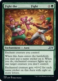 Fight the _______ Fight (Galaxy Foil) - Unfinity - Magic: The Gathering card