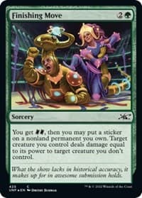 Finishing Move (Galaxy Foil) - Unfinity - Magic: The Gathering card