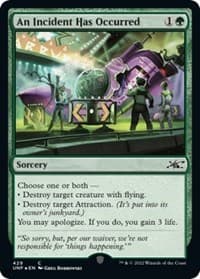 An Incident Has Occurred (Galaxy Foil) - Unfinity - Magic: The Gathering card