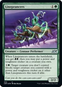 Lineprancers (Galaxy Foil) - Unfinity - Magic: The Gathering card