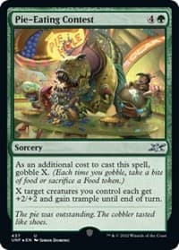 Pie-Eating Contest (Galaxy Foil) - Unfinity - Magic: The Gathering card