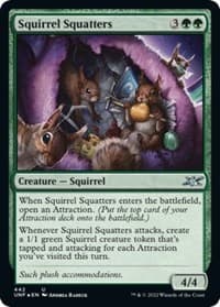 Squirrel Squatters (Galaxy Foil) - Unfinity - Magic: The Gathering card