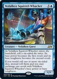 Vedalken Squirrel-Whacker - Unfinity - Magic: The Gathering card