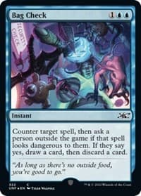 Bag Check (Galaxy Foil) - Unfinity - Magic: The Gathering card