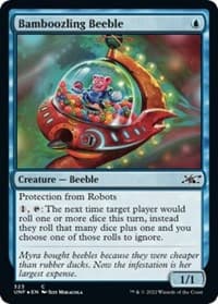 Bamboozling Beeble (Galaxy Foil) - Unfinity - Magic: The Gathering card