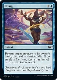 Boing! (Galaxy Foil) - Unfinity - Magic: The Gathering card