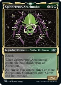 Spinnerette, Arachnobat (Showcase) (Galaxy Foil) - Unfinity - Magic: The Gathering card