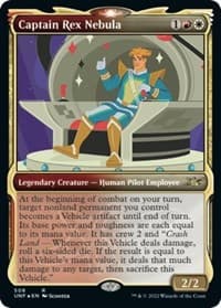 Captain Rex Nebula (Showcase) (Galaxy Foil) - Unfinity - Magic: The Gathering card
